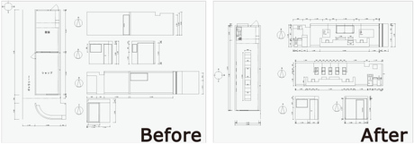 レコードショップ平面図